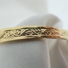 Image 8 of 18K Gold Oriental Slave Bracelet | Ø 60 mm