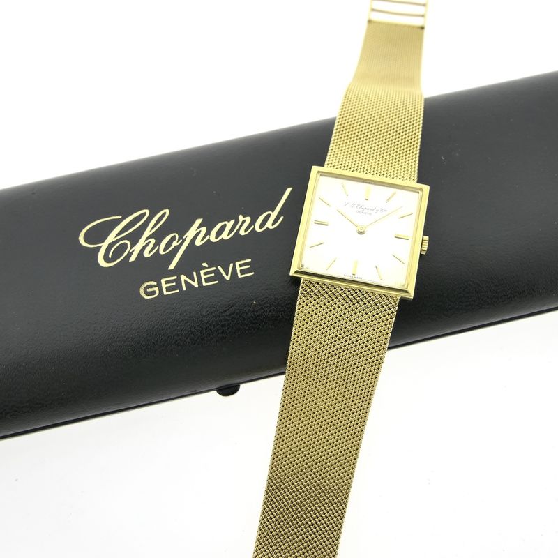 Image 11 of L.U. Chopard & Cie; Vintage 18k gold watch