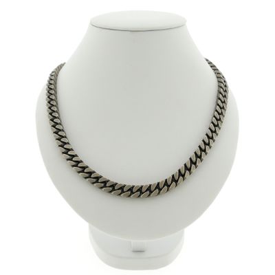 Image 2 of Silver robust gourmet link chain