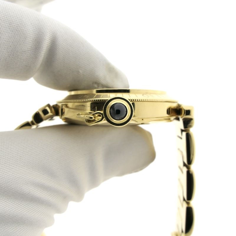 Image 9 of Cartier Pasha Automatic 1987; 18k Gold Watch