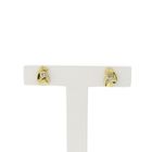 Image 1 of Gold fantasy stud earrings with diamond 0.08 ct.