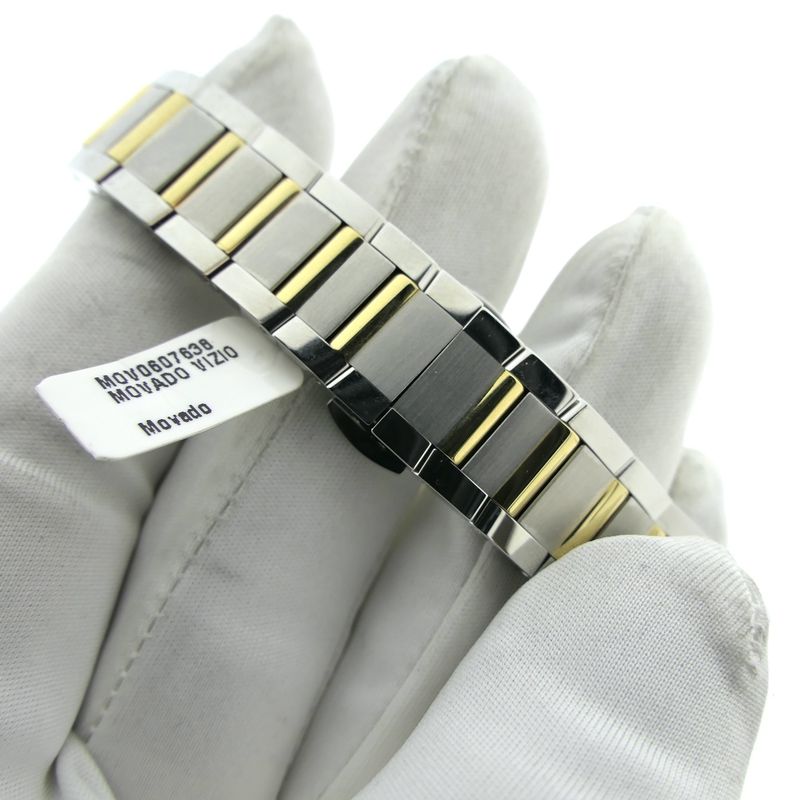 Image 8 of Movado Vizio Ref. 0607638; Two-tone ladies watch with 0.25ct. diamonds