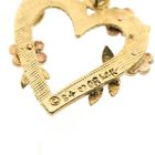 Image 8 of Two-tone gold pendant of a heart