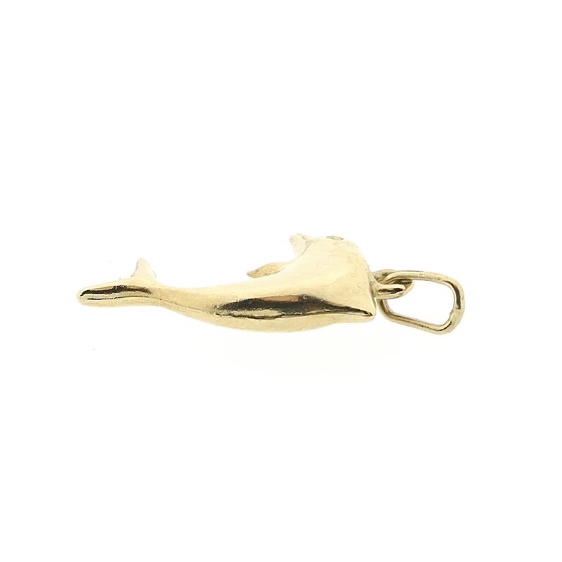 Image 8 of Golden dolphin pendant