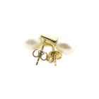 Image 9 of Gold stud earrings with pearl