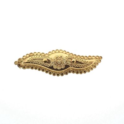 Image 1 of Vintage/antique gold brooch with filigree technique