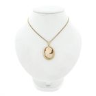Image 3 of Vintage gold pendant with cameo