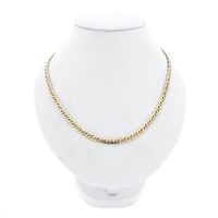 Two-tone gold fantasy link chain