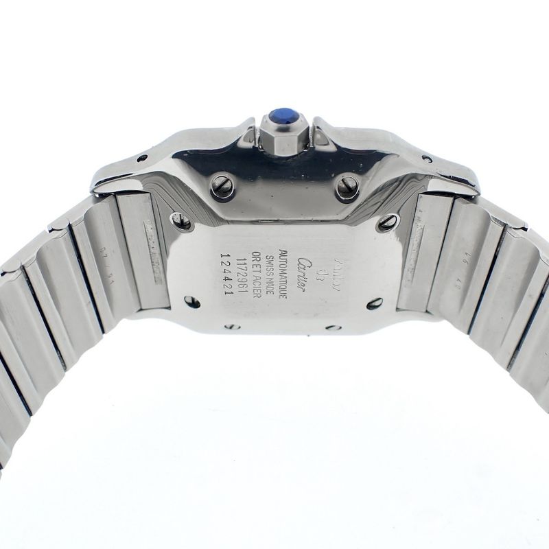 Image 9 of Cartier Santos Galbee; Automatic unisex watch