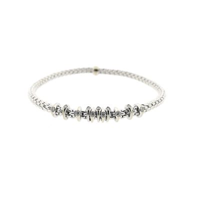 Image 1 of Fope White Gold Bracelet with Diamond; 0.15 ct; 18K; Size S
