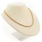 Image 3 of 18K Gold Twisted Link Chain | 51cm