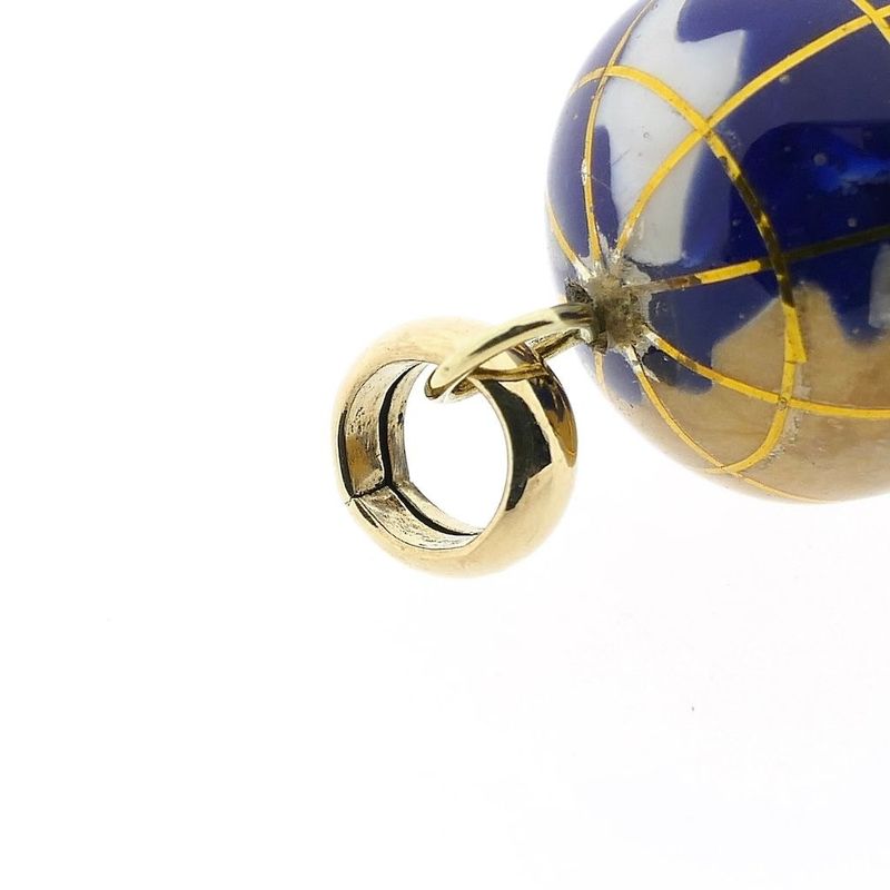 Image 3 of Gold Cable Car Pendant; San Francisco