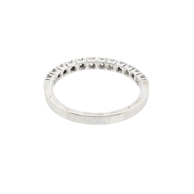 Image 6 of White Gold Ring with Diamonds; 0.48 ct.