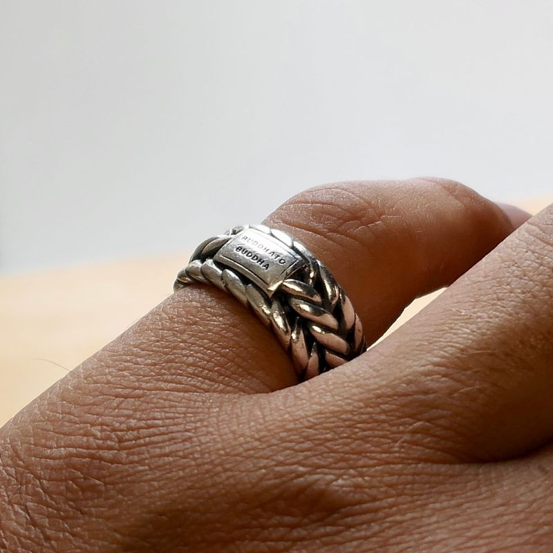Afbeelding 10 van Zilveren Buddha to Buddha Nurul Ring