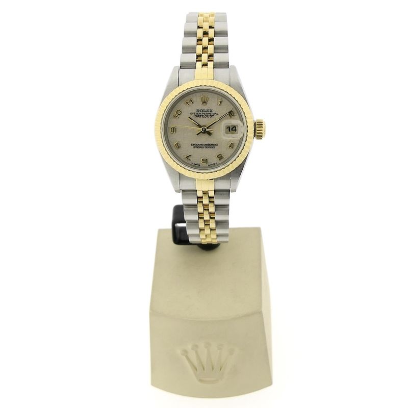 Image 10 of Rolex Datejust 26mm 'Full-Set'; Goud/stalen dames horloge