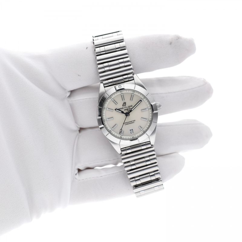 Image 8 of Breitling Chronomat 32mm A77310; Ladies Watch