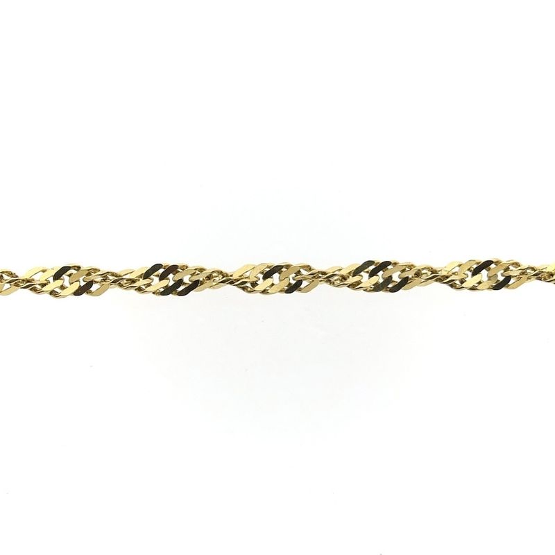 Image 6 of Gold twisted gourmet link chain