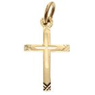 Image 1 of Gold pendant with a subtle cross