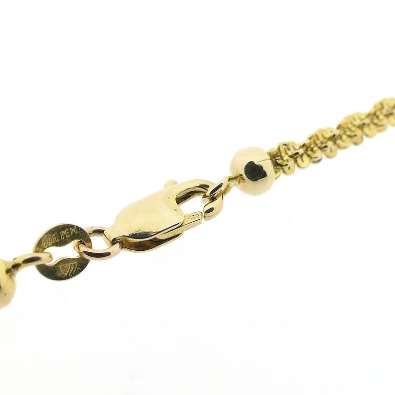 Image 4 of Golden fantasy link chain | 47 cm
