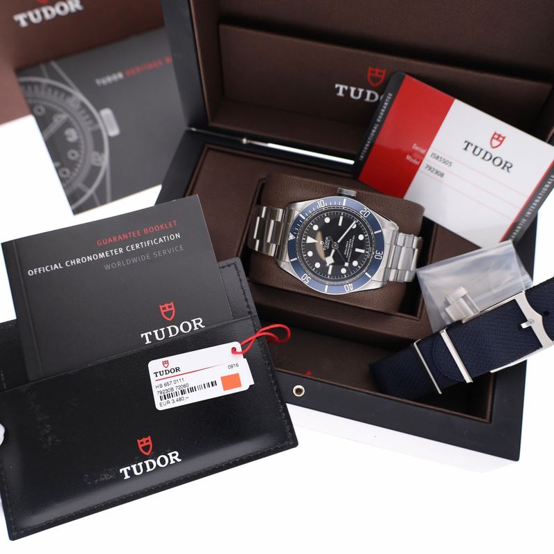 Image 2 of Tudor Black Bay 41mm 'Blue' 79230B-0001; Automatic Men's Watch