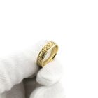 Image 6 of Men's Yellow Gold Nugget Pink Ring