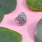 Image 2 of Silver ring with zirconia