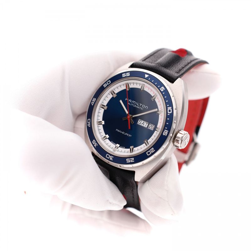 Image 5 of Hamilton Pan-Europ Automatic H354050; Men's Watch
