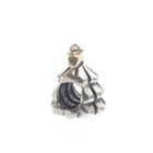 Image 3 of Pandora charm; Silver with gold; Christmas tree