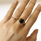 Image 10 of Vintage gold men's ring with onyx