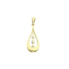 Image 6 of Gold pendant with diamond; 0.03 ct.