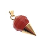 Image 1 of Gold pendant with carnelian