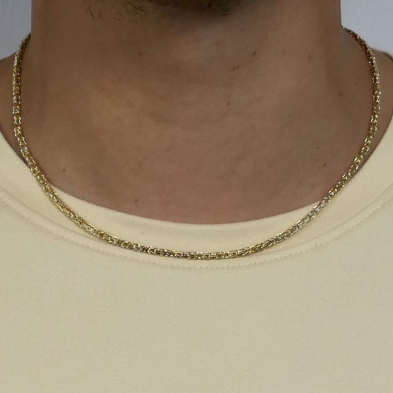 Image 10 of Gold square king chain