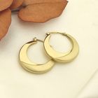 Image 2 of Gold earrings | Ø 23 mm