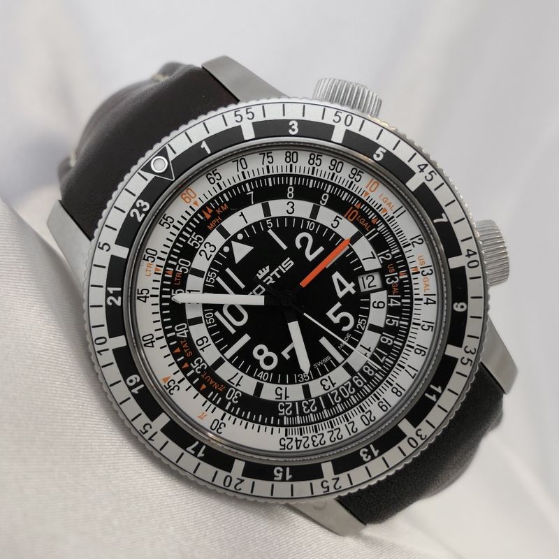 Image 6 of Fortis B-47 Calculator GMT; Automatic men's watch
