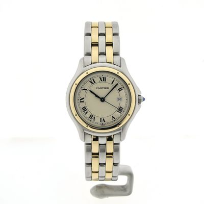 Image 1 of Cartier Cougar 187904; 18k gold/steel unisex watch