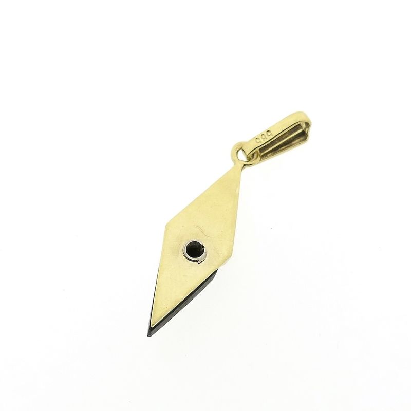 Image 5 of Gold pendant with onyx