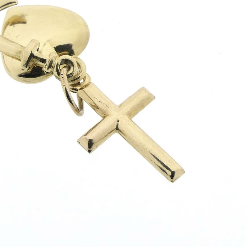 Image 7 of Gold pendant; Faith, hope, and love