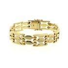 Image 1 of Golden Bismarck link bracelet.