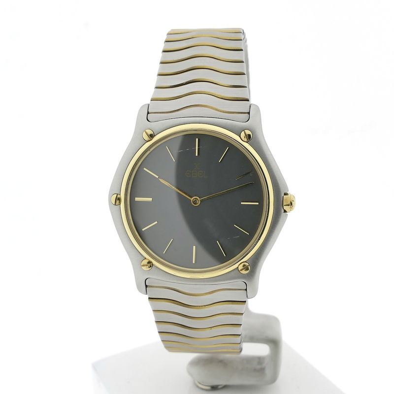 Image 7 of Ebel Classic Wave 181903; 18k gold/steel watch