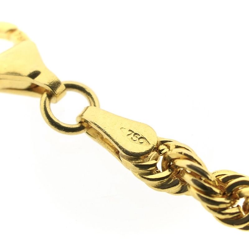 Image 8 of 18K Gold Twisted Link Chain | 51.5 cm