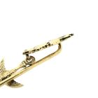 Image 3 of Antique gold lapel pin with a Huguenot cross