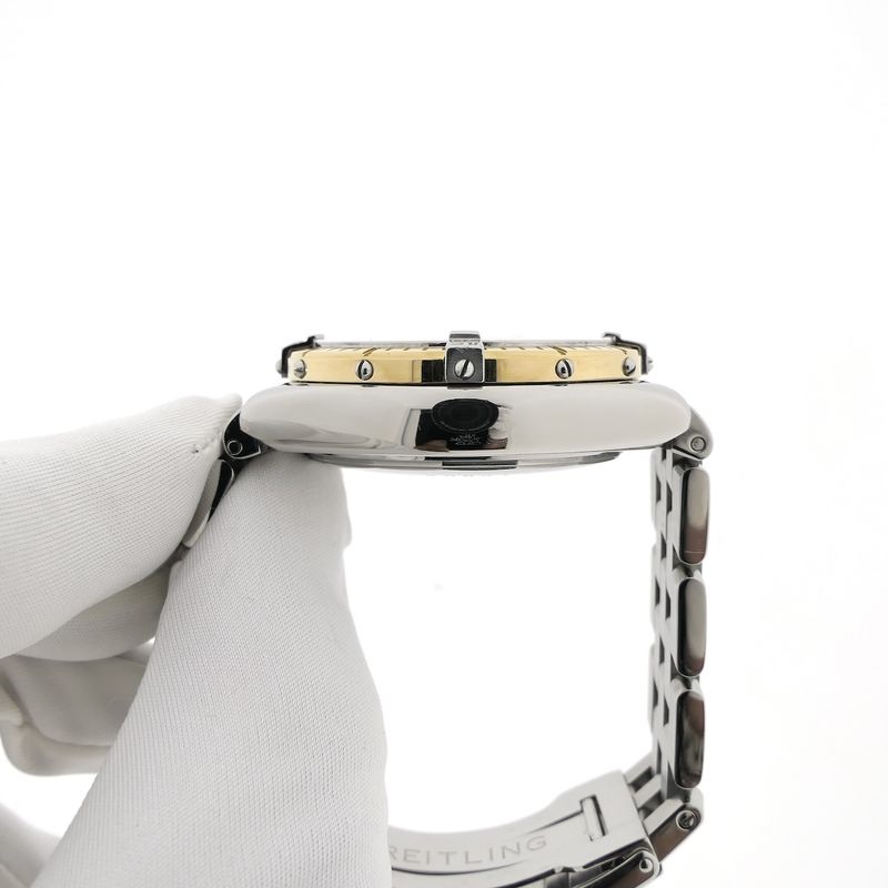 Image 6 of Breitling Crosswind Chronograph D13355; 18k gold/steel men's watch