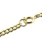 Image 4 of Gold gourmet link chain | 65 cm