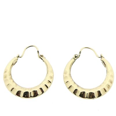 Image 1 of Gold subtle earrings | Ø 20.3 mm