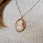 Image 5 of Vintage gold pendant with cameo