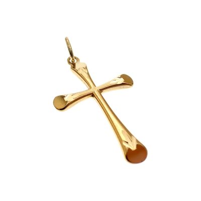 Image 2 of Gold pendant of a cross