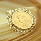 Image 5 of Gold pendant/brooch of 10 guilder coin Queen Wilhelmina 1897