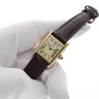 Image 7 of Cartier Tank Vermeil 5057001; Vintage ladies watch