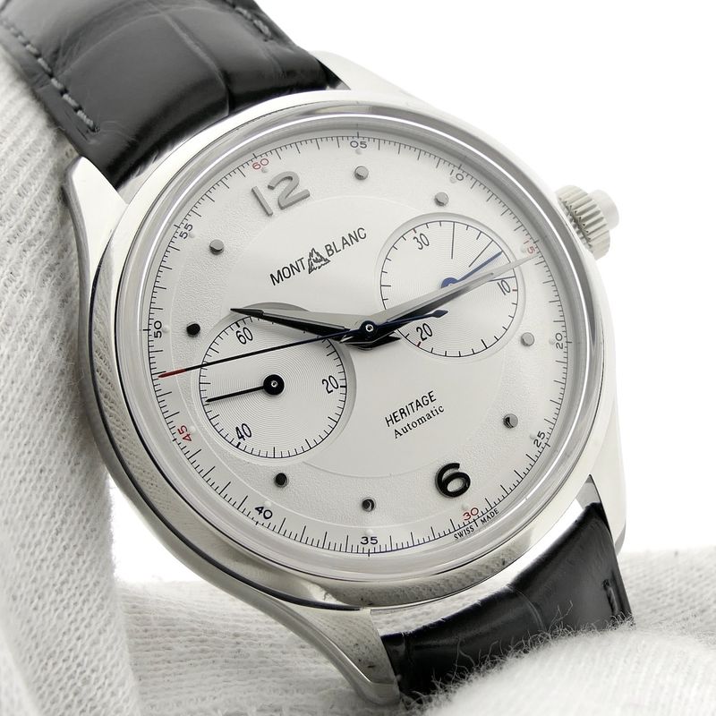 Image 6 of Montblanc Heritage Monopusher Chronograph 119952; Automatic men's watch with chronograph