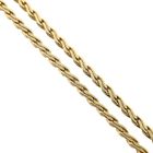 Image 3 of Gold Fantasy Link Necklace with Fixed Pendant; 14 Karat; 43 cm